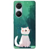 Gramaphone Reeder S19 Max Pro S Edge Uyumlu Kedi Desenli Telefon Kılıfı + Ekran Koruyucu - 5781