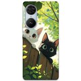 Gramaphone Reeder S19 Max Pro S Edge Uyumlu Kedi Desenli Telefon Kılıfı + Ekran Koruyucu - 5785