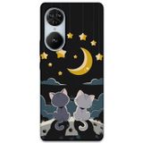 Gramaphone Reeder S19 Max Pro S Edge Uyumlu Kedi Desenli Telefon Kılıfı + Ekran Koruyucu - 5809