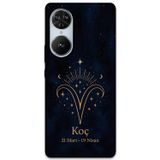 Gramaphone Reeder S19 Max Pro S Edge Uyumlu Koç Burcu Desenli Telefon Kılıfı + Ekran Koruyucu - 5768