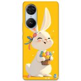 Gramaphone Reeder S19 Max Pro S Edge Uyumlu Tavşan Desenli Telefon Kılıfı + Ekran Koruyucu - 5807