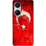 Gramaphone Reeder S19 Max Pro S Edge Uyumlu Türk Bayrağı Desenli Telefon Kılıfı + Ekran Koruyucu - 5847
