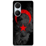 Gramaphone Reeder S19 Max Pro S Edge Uyumlu Türk Bayrağı Desenli Telefon Kılıfı + Ekran Koruyucu - 5852
