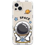 Gramaphone Reeder S23 Pro Max ile Uyumlu Astronot Desenli Telefon Kılıfı + Ekran Koruyucu - 5865