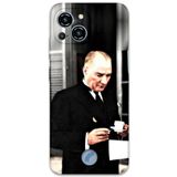Gramaphone Reeder S23 Pro Max ile Uyumlu Atatürk Desenli Telefon Kılıfı + Ekran Koruyucu - 5850