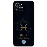 Gramaphone Reeder S23 Pro Max ile Uyumlu Balık Burcu Desenli Telefon Kılıfı + Ekran Koruyucu - 5779