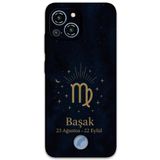 Gramaphone Reeder S23 Pro Max ile Uyumlu Başak Burcu Desenli Telefon Kılıfı + Ekran Koruyucu - 5773
