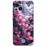 Gramaphone Reeder S23 Pro Max ile Uyumlu Çiçek Desenli Telefon Kılıfı + Ekran Koruyucu - 5796