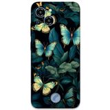 Gramaphone Reeder S23 Pro Max ile Uyumlu Kelebek Desenli Telefon Kılıfı + Ekran Koruyucu - 5791