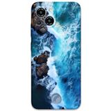 Gramaphone Reeder S23 Pro Max ile Uyumlu Mermer Desenli Telefon Kılıfı + Ekran Koruyucu - 5810