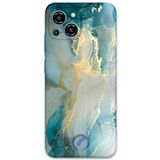 Gramaphone Reeder S23 Pro Max ile Uyumlu Mermer Desenli Telefon Kılıfı + Ekran Koruyucu - 5814