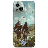 Gramaphone Reeder S23 Pro Max ile Uyumlu Retro Desenli Telefon Kılıfı + Ekran Koruyucu - 5843