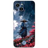 Gramaphone Reeder S23 Pro Max ile Uyumlu Samuray Desenli Telefon Kılıfı + Ekran Koruyucu - 5825