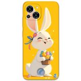 Gramaphone Reeder S23 Pro Max ile Uyumlu Tavşan Desenli Telefon Kılıfı + Ekran Koruyucu - 5807
