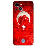 Gramaphone Reeder S23 Pro Max ile Uyumlu Türk Bayrağı Desenli Telefon Kılıfı + Ekran Koruyucu - 5847