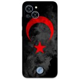 Gramaphone Reeder S23 Pro Max ile Uyumlu Türk Bayrağı Desenli Telefon Kılıfı + Ekran Koruyucu - 5852