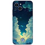 Gramaphone Reeder S23 Pro Max ile Uyumlu Uzay Desenli Telefon Kılıfı + Ekran Koruyucu - 5868
