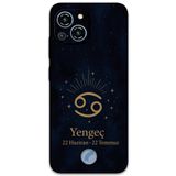 Gramaphone Reeder S23 Pro Max ile Uyumlu Yengeç Burcu Desenli Telefon Kılıfı + Ekran Koruyucu - 5771