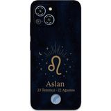 Gramaphone Reeder S23 Pro Max Uyumlu Aslan Burcu Desenli Telefon Kılıfı + Ekran Koruyucu - 5772