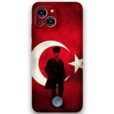 Gramaphone Reeder S23 Pro Max Uyumlu Atatürk Desenli Telefon Kılıfı + Ekran Koruyucu - 5849