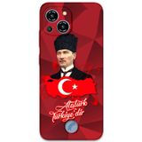 Gramaphone Reeder S23 Pro Max Uyumlu Atatürk Desenli Telefon Kılıfı + Ekran Koruyucu - 5851