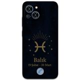 Gramaphone Reeder S23 Pro Max Uyumlu Balık Burcu Desenli Telefon Kılıfı + Ekran Koruyucu - 5779
