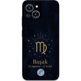 Gramaphone Reeder S23 Pro Max Uyumlu Başak Burcu Desenli Telefon Kılıfı + Ekran Koruyucu - 5773