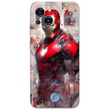 Gramaphone Reeder S23 Pro Max Uyumlu İronman Desenli Telefon Kılıfı + Ekran Koruyucu - 5828