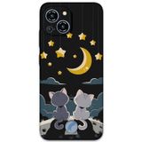 Gramaphone Reeder S23 Pro Max Uyumlu Kedi Desenli Telefon Kılıfı + Ekran Koruyucu - 5809