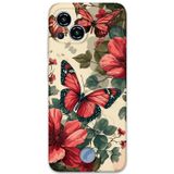 Gramaphone Reeder S23 Pro Max Uyumlu Kelebek Desenli Telefon Kılıfı + Ekran Koruyucu - 5795
