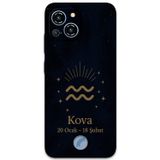 Gramaphone Reeder S23 Pro Max Uyumlu Kova Burcu Desenli Telefon Kılıfı + Ekran Koruyucu - 5778