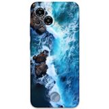 Gramaphone Reeder S23 Pro Max Uyumlu Mermer Desenli Telefon Kılıfı + Ekran Koruyucu - 5810