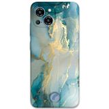 Gramaphone Reeder S23 Pro Max Uyumlu Mermer Desenli Telefon Kılıfı + Ekran Koruyucu - 5814