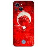 Gramaphone Reeder S23 Pro Max Uyumlu Türk Bayrağı Desenli Telefon Kılıfı + Ekran Koruyucu - 5847