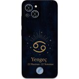 Gramaphone Reeder S23 Pro Max Uyumlu Yengeç Burcu Desenli Telefon Kılıfı + Ekran Koruyucu - 5771