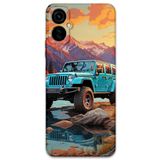 Gramaphone Tecno Camon 19 Neo ile Uyumlu Araba Desenli Telefon Kılıfı + Ekran Koruyucu - 5758