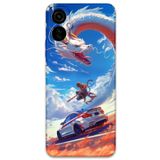 Gramaphone Tecno Camon 19 Neo ile Uyumlu Araba Desenli Telefon Kılıfı + Ekran Koruyucu - 5764