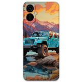 Gramaphone Tecno Camon 19 Neo Uyumlu Araba Desenli Telefon Kılıfı + Ekran Koruyucu - 5758