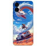 Gramaphone Tecno Camon 19 Neo Uyumlu Araba Desenli Telefon Kılıfı + Ekran Koruyucu - 5764