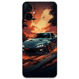 Gramaphone Tecno Camon 19 Neo Uyumlu Araba Desenli Telefon Kılıfı + Ekran Koruyucu - 5766