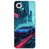 Gramaphone Tecno Camon 19 Pro ile Uyumlu Araba Desenli Telefon Kılıfı + Ekran Koruyucu - 5763