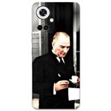 Gramaphone Tecno Camon 19 Pro ile Uyumlu Atatürk Desenli Telefon Kılıfı + Ekran Koruyucu - 5850