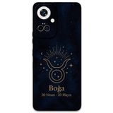 Gramaphone Tecno Camon 19 Pro ile Uyumlu Boğa Burcu Desenli Telefon Kılıfı + Ekran Koruyucu - 5769