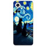 Gramaphone Tecno Camon 19 Pro ile Uyumlu Kedi Desenli Telefon Kılıfı + Ekran Koruyucu - 5782