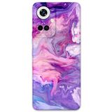 Gramaphone Tecno Camon 19 Pro ile Uyumlu Mermer Desenli Telefon Kılıfı + Ekran Koruyucu - 5813