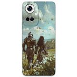 Gramaphone Tecno Camon 19 Pro ile Uyumlu Retro Desenli Telefon Kılıfı + Ekran Koruyucu - 5843