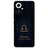 Gramaphone Tecno Camon 19 Pro ile Uyumlu Terazi Burcu Desenli Telefon Kılıfı + Ekran Koruyucu - 5774