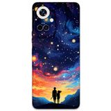 Gramaphone Tecno Camon 19 Pro ile Uyumlu Uzay Desenli Telefon Kılıfı + Ekran Koruyucu - 5863
