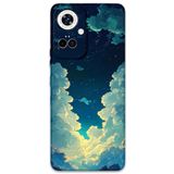 Gramaphone Tecno Camon 19 Pro ile Uyumlu Uzay Desenli Telefon Kılıfı + Ekran Koruyucu - 5868