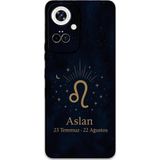 Gramaphone Tecno Camon 19 Pro Uyumlu Aslan Burcu Desenli Telefon Kılıfı + Ekran Koruyucu - 5772